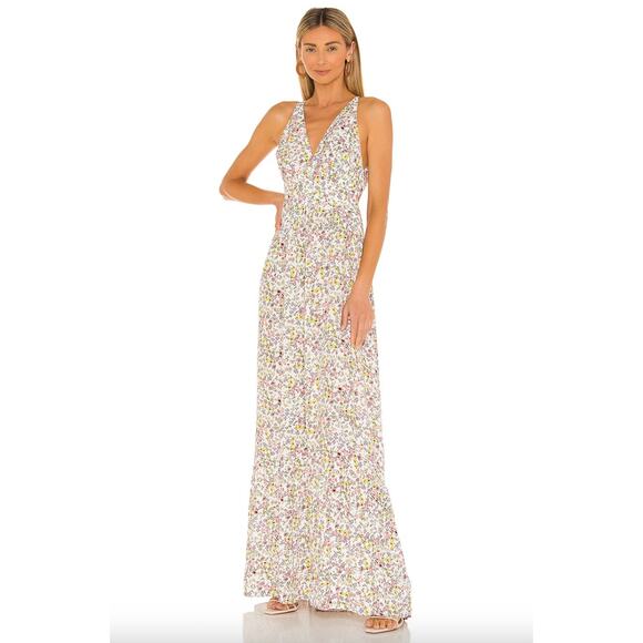 AFRM Vail Halter Maxi Blanc Ditsy - Picture 2 of 12